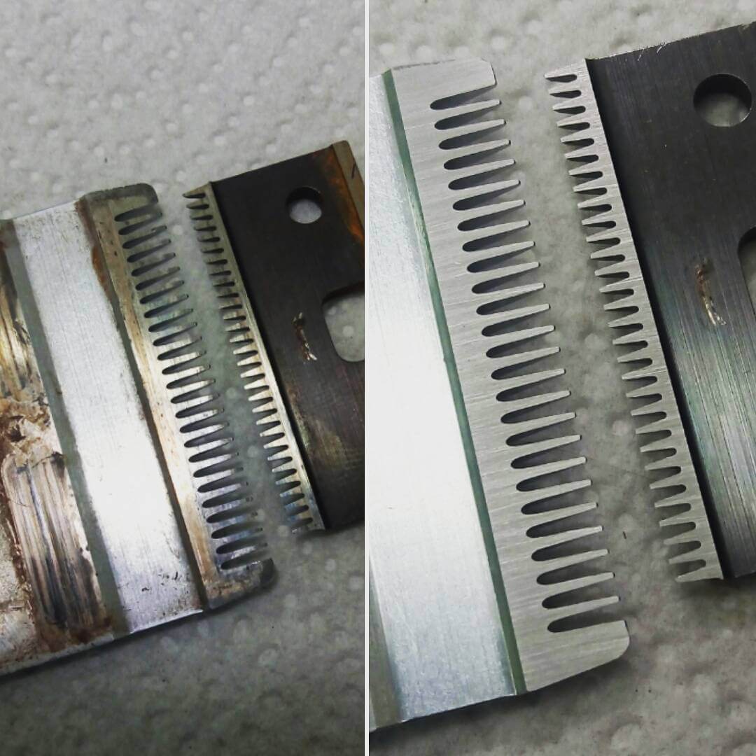 фото заточки парикмахерского инструмента до и после работы
